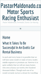 Mobile Screenshot of pastormaldonado.com